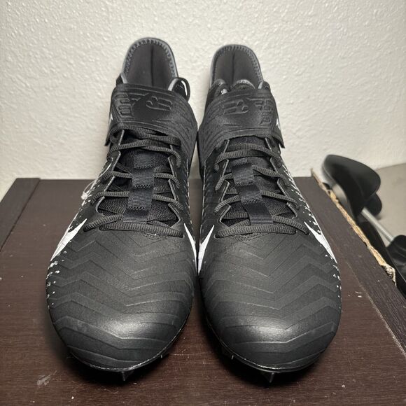 Nike Alpha Menace Pro 2 WD P Football Cleats Black Shoes BV3951-001 Mens 15 Wide - Picture 2 of 6